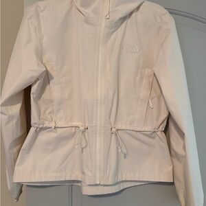 The North Face Women's Cream rain jacket